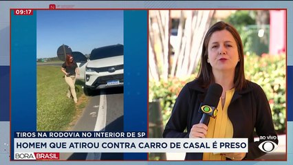 Homem que atirou contra carro de casal no interior de SP é preso por tentativa de homicídio