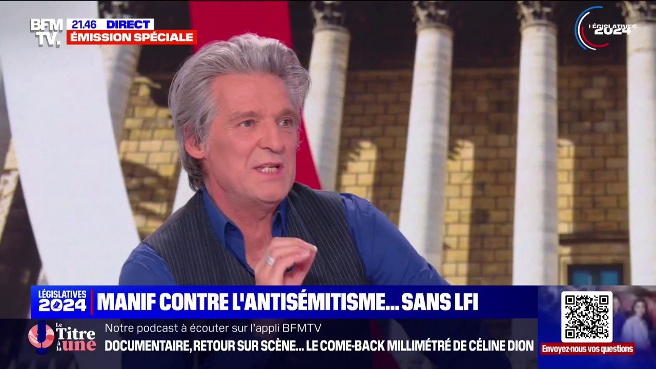 Yvan Le Bolloc'h: "Je ne peux pas imaginer un seul instant avoir fréquenté à l'intérieur de la France insoumise des gens qui seraient antisémites"