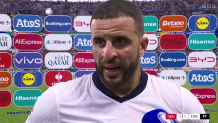 Kyle Walker Praises England’s Effort in Euro 2024 Draw Against Denmark ⚽