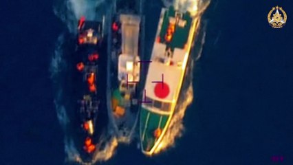 Barcos chineses confrontam embarcações da Marinha filipina