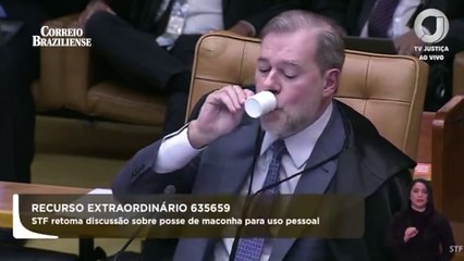 Dias Toffoli brinca que café é uma droga ao falar sobre maconha