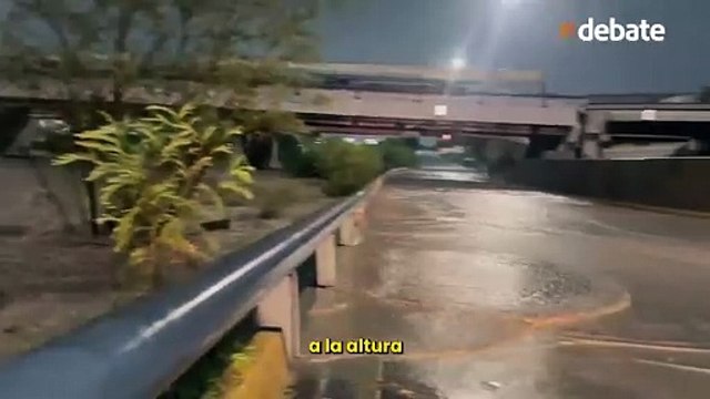 Se desborda río Santa Catarina en Nuevo León por lluvias de la tormenta tropical Alberto