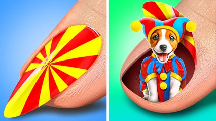 Puppy Turned into Pomni!  *Amazing From Dog To Digital Circus Makeover*