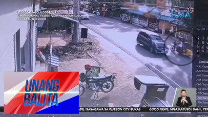 Tricycle, binangga sa likod ng truck at tumama pa sa kasalubong na kotse; 3, sugatan | Unang Balita