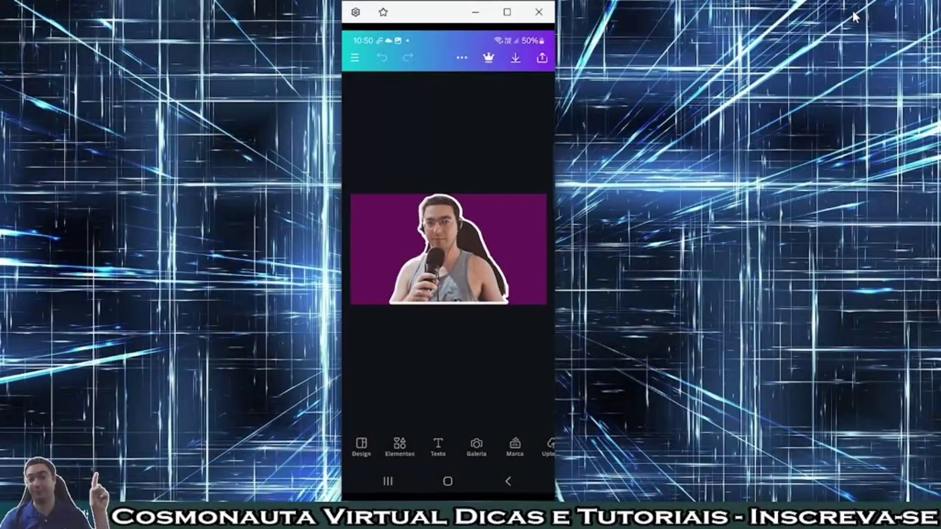 Contornar fotos no Canva pelo celular