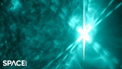 An Active Sunspot Blasted A Major X8.7 Class Solar Flare