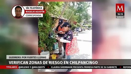 Protección Civil de Chilpancingo inicia prevención en caso de alerta por la tormenta 'Alberto'