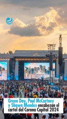 Green Day, Paul McCartney y Shawn Mendes encabezan el cartel del Corona Capital 2024