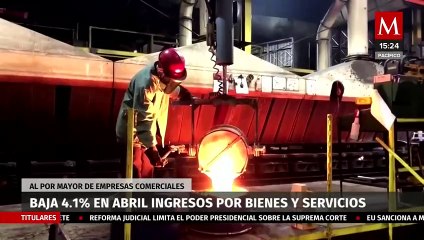 Los ingresos por bienes y servicios al por mayor de empresas comerciales bajaron 4% en abril
