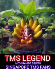 சிங்கப்பூர் விநாயகர் TMS LEGEND SINGAPORE TMS FANS M.THIRAVIDA SELVAN SINGAPORE