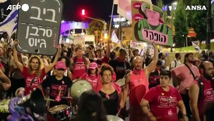 Gerusalemme, ancora manifestazioni (e tensioni) contro Netanyahu