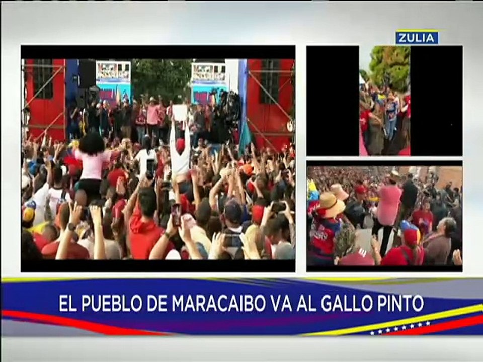 Pueblo del estado Zulia recibe con alegría y amor al presidente obrero Nicolás Maduro