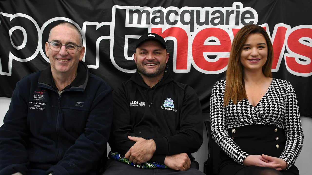 On the bench with Mick and Mardi with guest Beau Champion