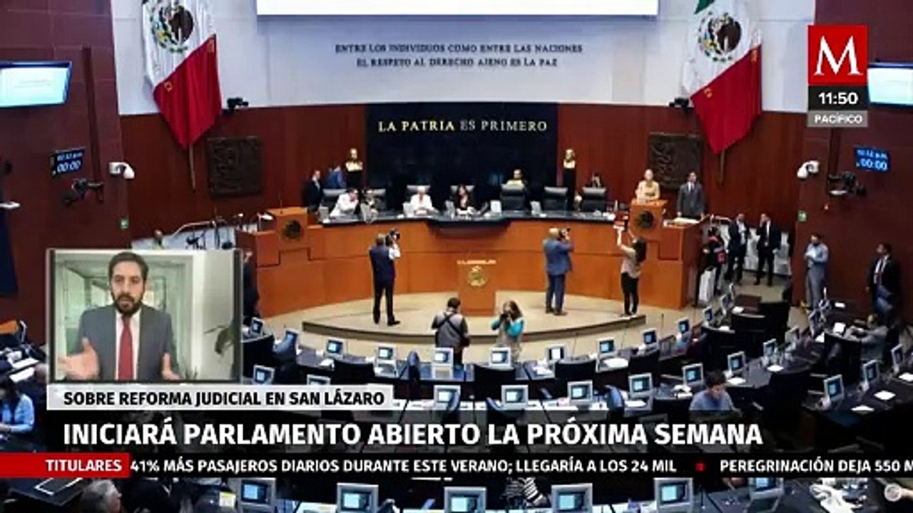 "Pronosticamos 8 foros en 5 entidades del país": Hamlet García sobre reforma al Poder Judicial