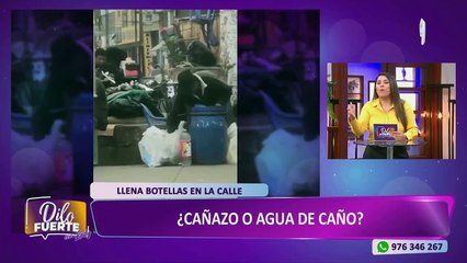 ¿Es cañazo o agua de caño?: Captan al "tío cañita" llenando botellas para venderlas en Los Olivos