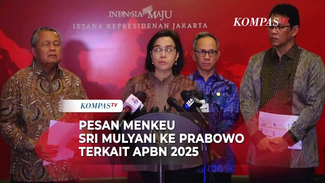 Menkeu Sri Mulyani Beri Pesan ke Prabowo Supaya Hati-Hati Jaga APBN, Ini Alasannya