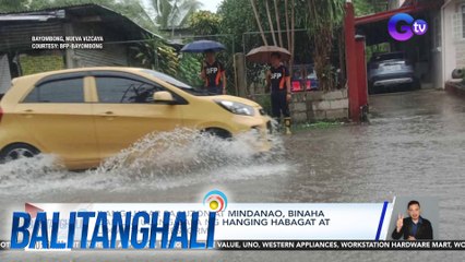 Ilang lugar sa Luzon at Mindanao, binaha dahil sa ulang dala ng hanging #Habagat at local thunderstorms - Weather update today as of 10:13 am (June 21, 2024) | Balitanghali