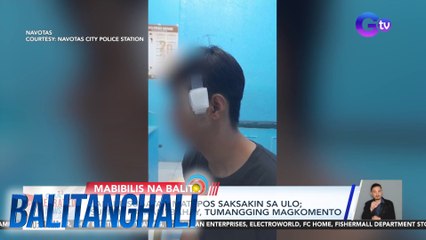 Lalaki, sugatan matapos saksakin sa ulo; Suspek na kapitbahay, tumangging magkomento | Balitanghali
