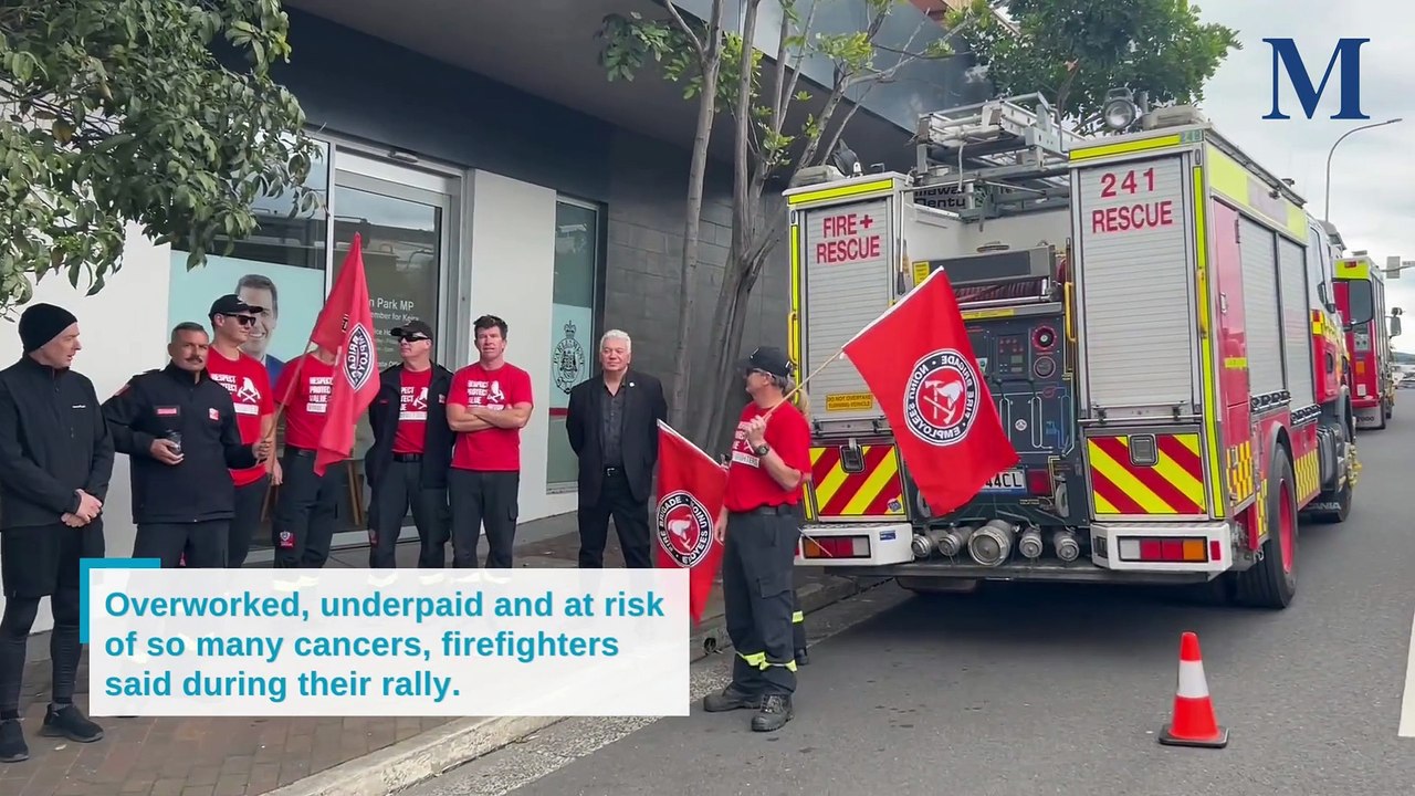 Firefighters rally at Corrimal | June 21, 2024 | Illawarra Mercury