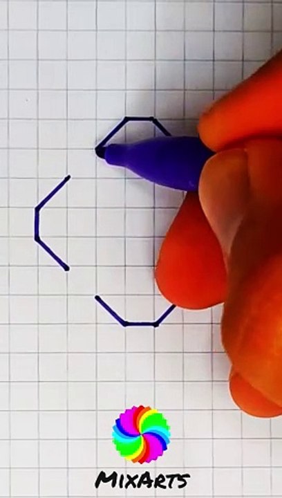 MixArts | How to Draw Aesthetic Figure Tutorial #art #3ddrawing #tutorial #aesthetic #principiante