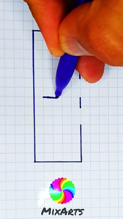 MixArts | How to Draw Aesthetic Figure Tutorial #art #3ddrawing #tutorial #aesthetic #principiante