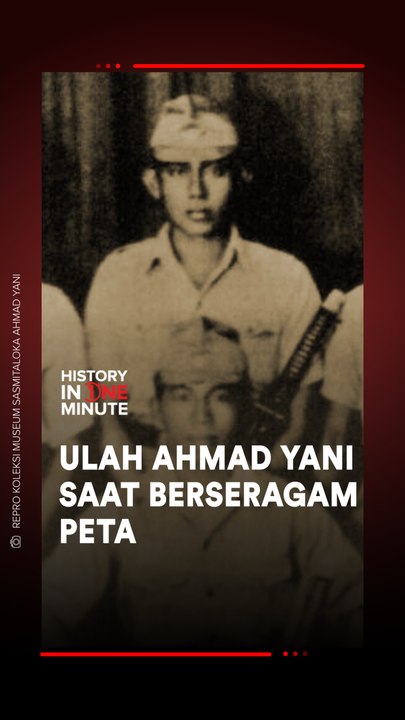 Ulah Ahmad Yani Saat Berseragam Peta