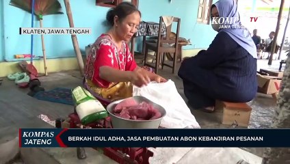 Berkah Iduladha, Jasa Pembuatan Abon Kebanjiran Pesanan