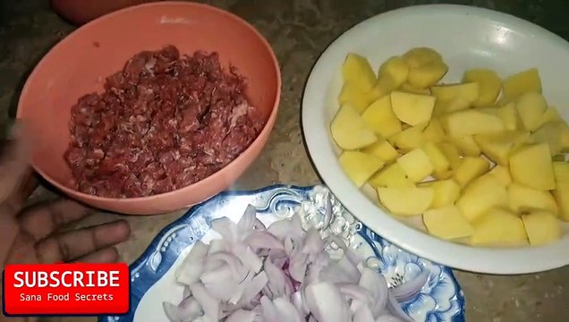 Aloo Keema Eid Special Recipe بیف آلو کیما بنانے کی ترکیب Beef Potato Mince Recipe By Sana