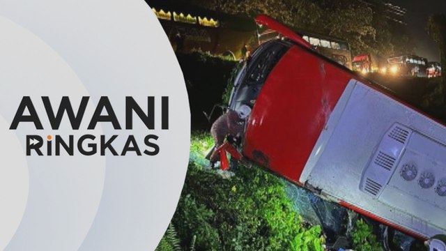 AWANI Ringkas: Enam cedera bas ekspres terbabas ke gaung