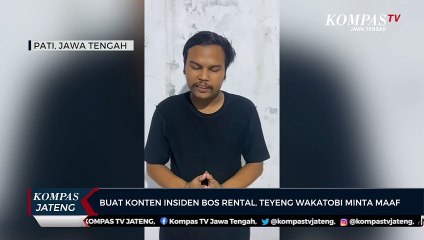 Buat Konten Insiden Bos Rental, Teyeng Wakatobi Minta Maaf