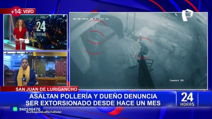 Roban en pollería de SJL: dueño denunció ser víctima de extorsión hace un mes