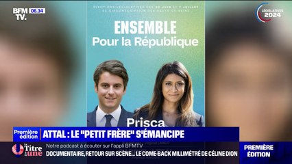 Législatives 2024: Gabriel Attal s'émancipe d'Emmanuel Macron et décide de "porter cette campagne"