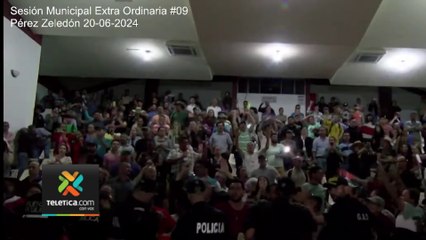 tn7-Video: Sesión de Concejo Municipal en Pérez Zeledón terminó en zafarrancho-200624