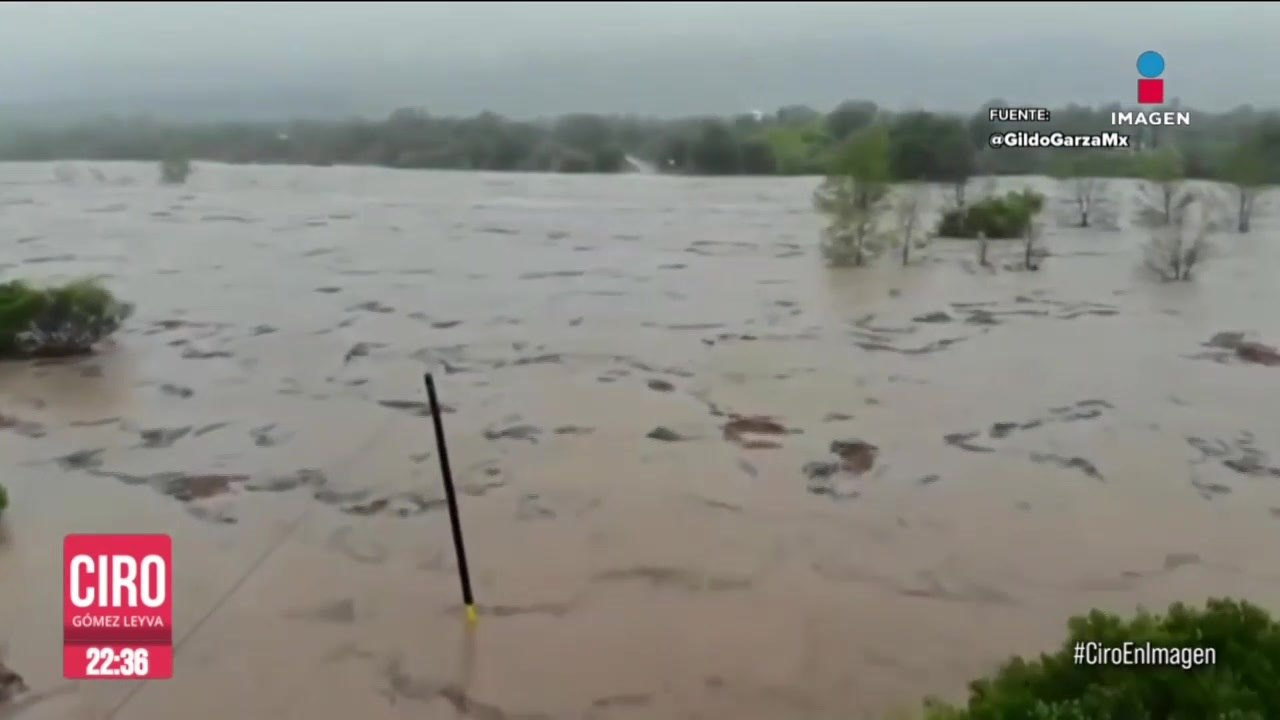 “Alberto” ayuda a presas en Nuevo León a registrar buenos números de almacenamiento
