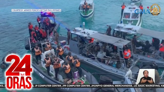24 Oras Part 1: Videos ng pangha-harass ng China sa inflatable boats ng Pilipinas sa Ayungin; pulis, naglabas ng baril sa away-kalsada; P29/kg bigas ng NFA, atbp.