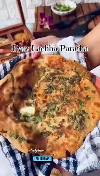 Instant Onion layer parantha