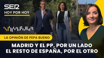 Pepa Bueno: "Ayuso, por un lado; el resto de España, por el otro"