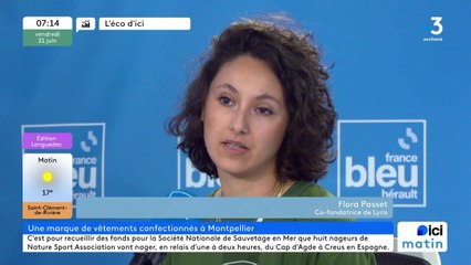 Flora Passet, co-fondatrice de la marque de vêtements Lyris à Montpellier