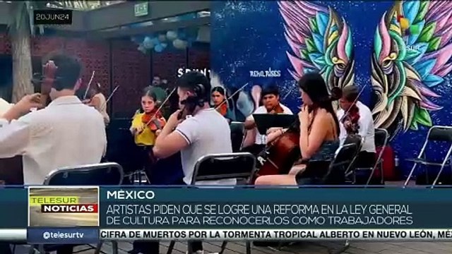 En México artistas esperan el reconocimiento de sus derechos laborales a través de reformas