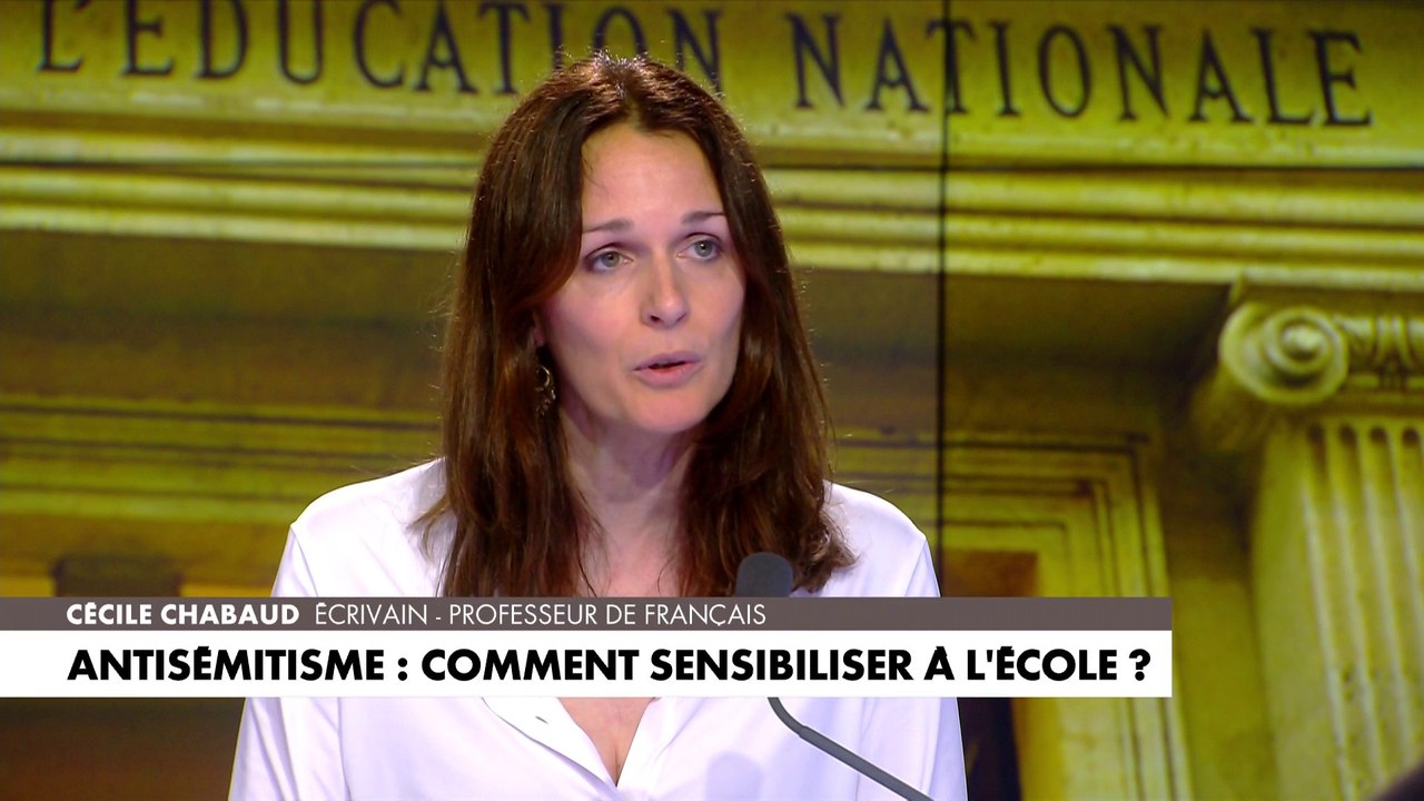 Cécile Chabaud, estime que le temps d’échange sur l’antisémitisme proposé par Emmanuel Macron dans les écoles et les collèges n’est pas suffisant : «On nous demande de faire une heure artificielle entre la poire et le fromage, c’est stupide»