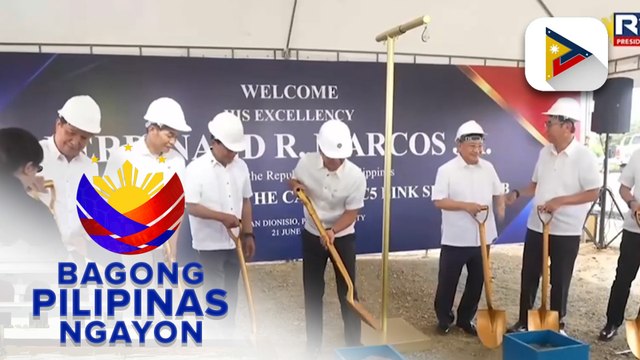 PBBM, pinangunahan ang paglulunsad ng ilang proyektong pang-imprastraktura