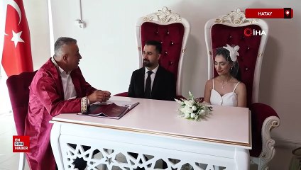 Bayram tatilinde Hatay'da 150 çift dünya evine girdi