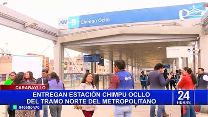 Presentan terminal Chimpu Ocllo y 13 nuevas estaciones de la ampliación norte del Metropolitano