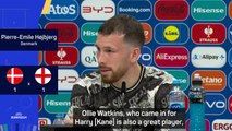 Hojbjerg understands why England subbed off Harry Kane