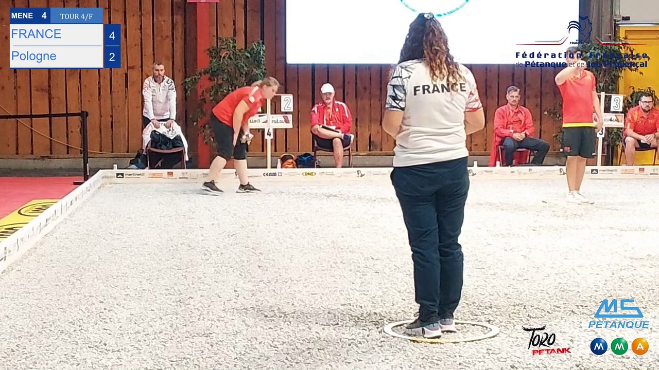 CHAMPIONNATS D'EUROPE DOUBLETTES ET INDIVIDUEL F T4- SUISSE 2024