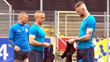 Euro 2024 : Milan Skriniar et la Slovaquie à l'entraînement avant un choc décisif face à l'Ukraine
