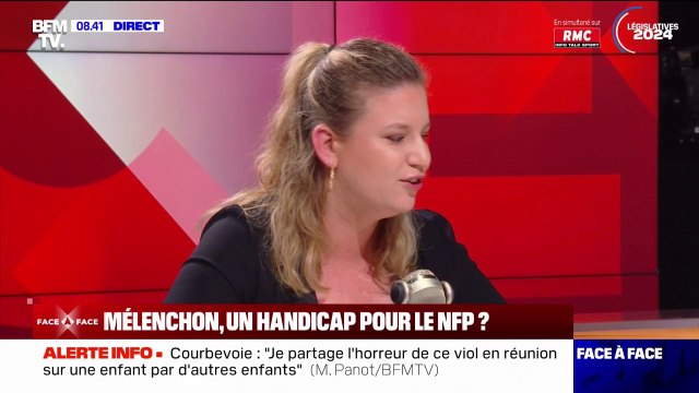 Face à Raquel Garrido, Alexis Corbière et Danielle Simonnet, Mathilde Panot appelle à voter pour les candidats du NFP