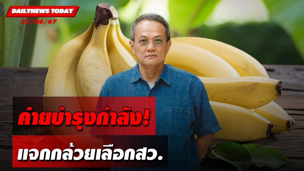 ค่ายบำรุงกำลัง! แจกกล้วยเลือกสว.| DAILYNEWSTODAY 21/06/67