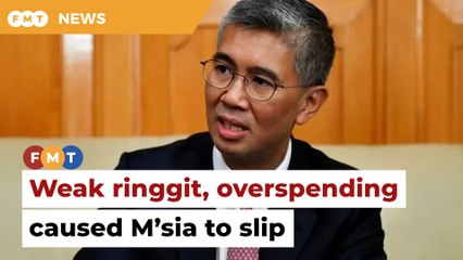 Weak ringgit, overspending caused competitiveness to drop, says Tengku Zafrul