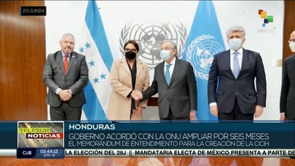 Honduras acordó con la ONU ampliar por 6 meses el memorándum de entendimiento